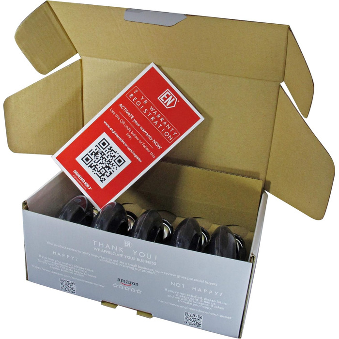 Підголівник Engineered Now для класичного крісла Herman Miller Aeron (5 предметів, чорний) з колесами - комплект з 5 чорних