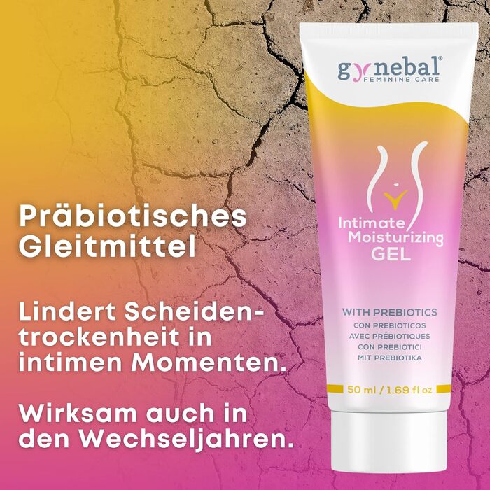 Інтимний гель-лубрикант Gynebal Prebiotic, 50 мл