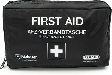 Автомобільна аптечка 2024 ДІЙСНА ДЛЯ ЄВРОПИ згідно StVZO чинний DIN 131642022 СЕРТИФІКОВАНИЙ вкл. 2 медичні маски для обличчя апте