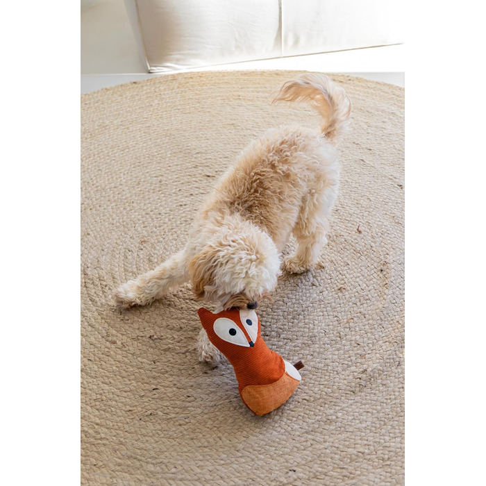 Розроблено Lotte Dog Toy L помаранчева лисиця Vido 25,5 см