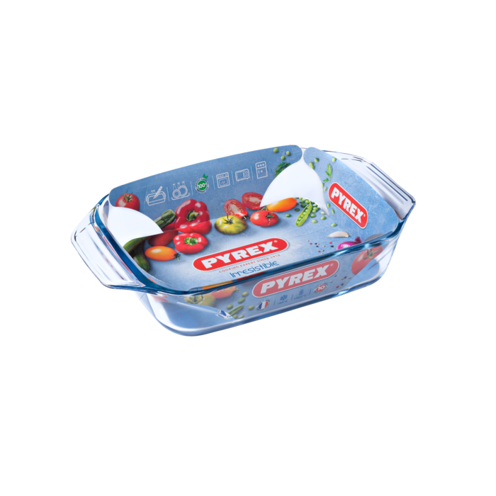 Форма для запікання PYREX IRRESISTIBLE 31х20х6см 2.1 л, жаростійке скло