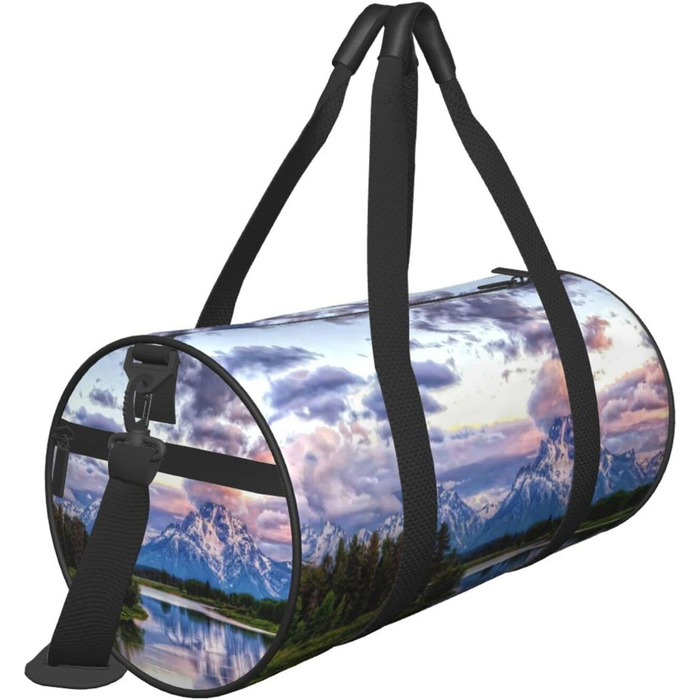 Дорожня сумка-циліндр з малюнком національного парку, спортивна сумка для чоловіків та жінок, сумка-мішок, спортивна дорожня сумка