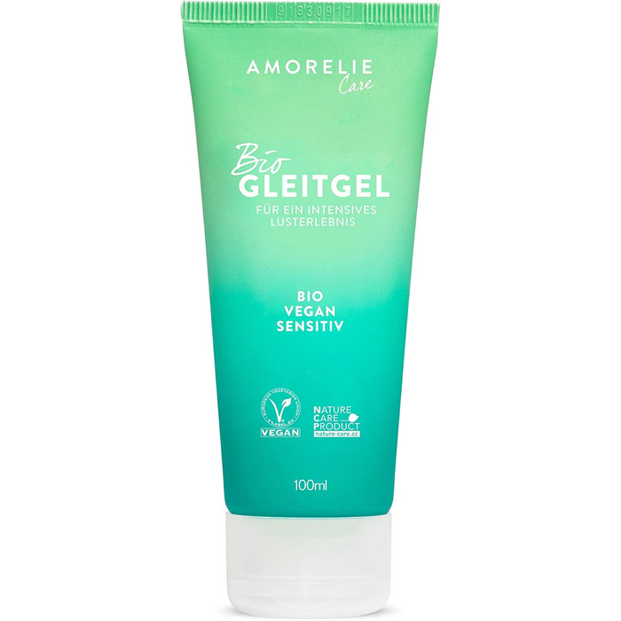 Лубрикант AMORELIE Care Bio Sensitiv з алое вера, 100 мл