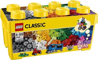 Конструктор LEGO Classic 10696 + Зелена Базова Пластина 10700, 484 деталі