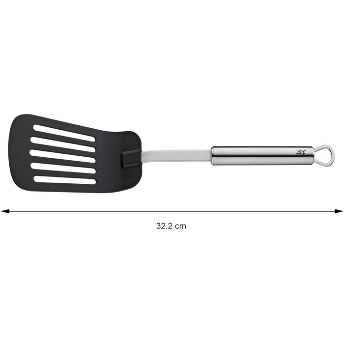 Шпатель пластиковий 32,2 см, нержавіюча сталь Cromargan частково матова, пластикова передня частина, можна мити в посудомийній маш