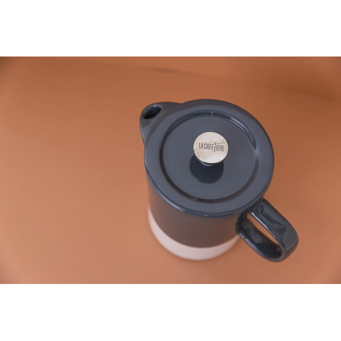 Керамічна кераміка La Cafetire Cool Grey Barcelona Cool Grey, 850 мл, сірий