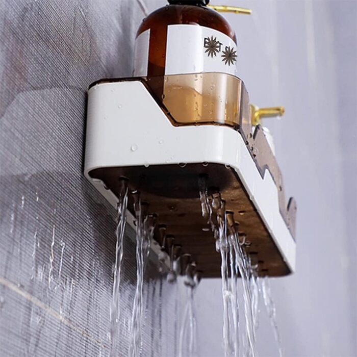 Душова полиця для ванної полиця для ванної без свердління настінні полиці для ванної пластикові кошики для душу для ванної/кухні.