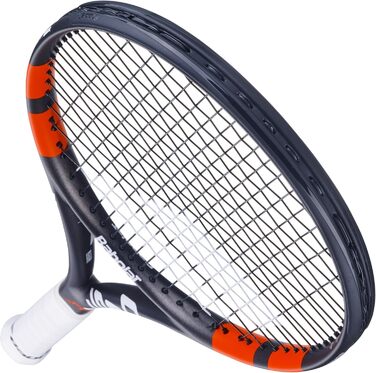 Тенісна ракетка Babolat Aero G 27" 2024 червоно-чорно-біла 270 г L3 NF²-Tech + Aero Modular³ максимальний спін + потужність для середнього рівня офіційний Babolat Франція оригінал