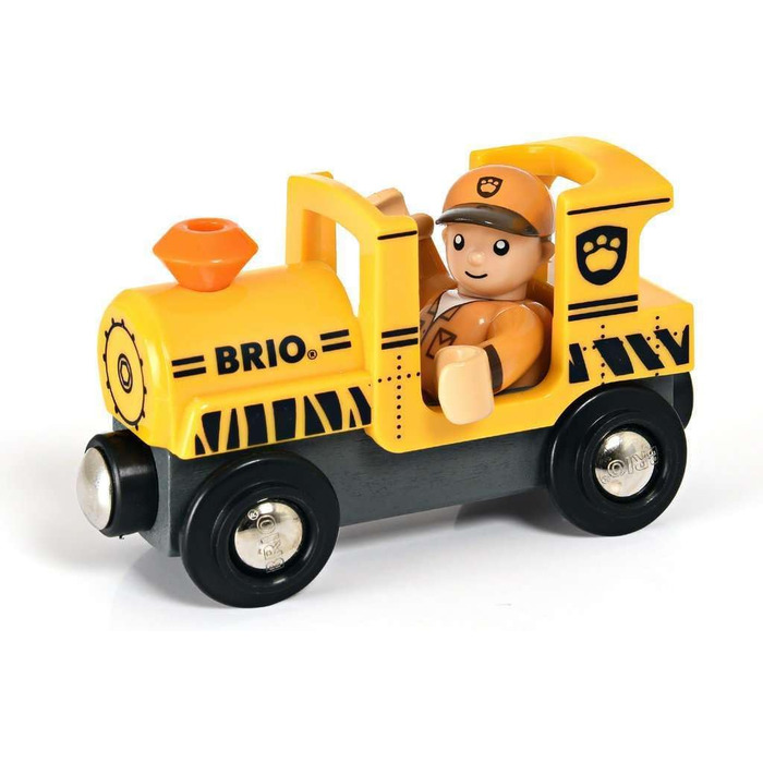 Великий ігровий набір залізниці BRIO World Safari іграшка для дітей від 3 років