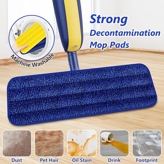 Швабра з функцією розпилення Швабра-розпилювач Швабра для підлоги - MANGOTIME Швабра-розпилювач Швабра для підлоги Волога швабра з