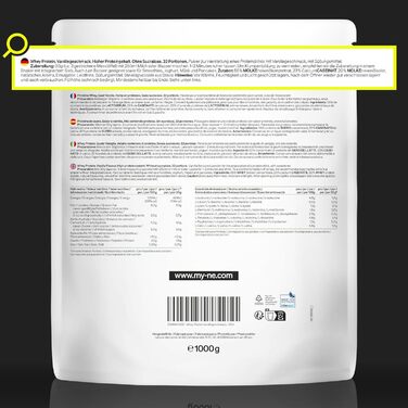 Протеїновий порошок Natural Elements Whey, Ваніль, 1 кг