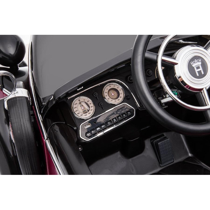 Дитячий електромобіль - ретро-автомобіль Audi Horch 930V - ліцензійний - 24V7AH, 2 двигуни - пульт дистанційного керування 2.4Ghz,