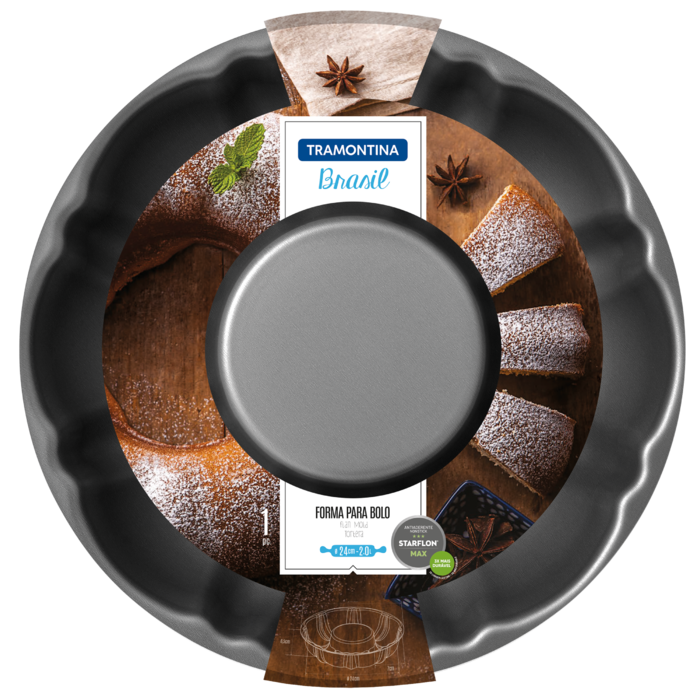 Форма для пирога Tramontina Brasil, 24 см (7196863)