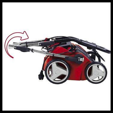 Аератор-скарифікатор Einhell GE-SA 1640 (1600 Вт, ширина захоплення 40 см, глибина обробки до 12 мм, регульована ручка, мішок для збору 48 л, в комплекті вал-аератор)