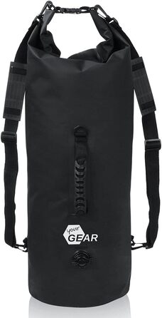 Ваш гермомішок GEAR 20 л 30 л Водонепроникний рюкзак 50 л Сухий мішок Речовий мішок Сумка Dunnage з плечовими ременями, ручкою для