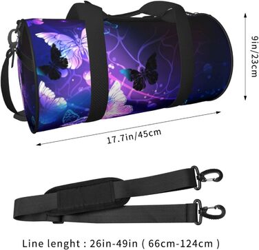 Дорожня сумка-циліндр з квітковим візерунком, спортивна сумка для чоловіків та жінок, сумка-мішок, спортивна сумка