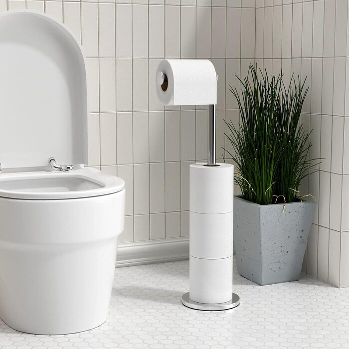 Тримач для туалетного рулону стоячий для зберігання туалетного паперу, Тримач для туалетного рулону з нержавіючої сталі PrMie стоя