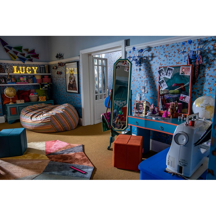 Пуф для ніг, штучна шкіра/мікрофібра, кубоподібний куб, пуф/оттоманка/підставка для ніг для вітальні, декор для дому, 40x40x40 см, Faber Orange A44