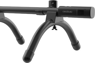 Електричний рушникосушарка Cecotec з низьким споживанням енергії - ReadyWarm 5000 Towel Black. Рушникосушка 100 Вт, світловий індикатор, системи безпеки, захист IP24, кріплення на підлогу або стіну, ідеально підходить для ванних кімнат