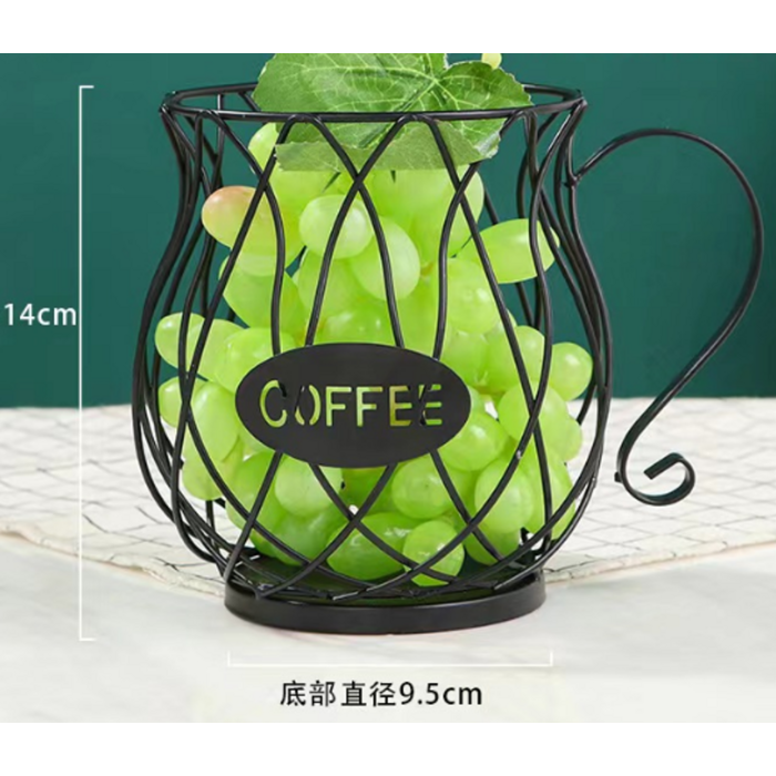 Ваза для фруктів Viva Lacy Mug Black (6983941)