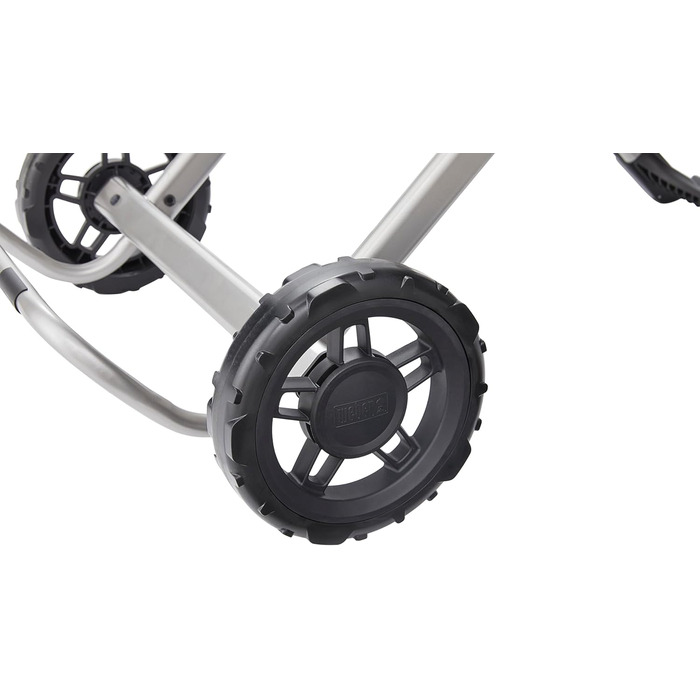 Газовий гриль Weber Traveler/Складана конструкція з колесами, автоматичним блокуванням кришки та термометром кришки, 1 конфорка, ширина 111 см, площа гриля 63 x 34 см, чорний (9010079)