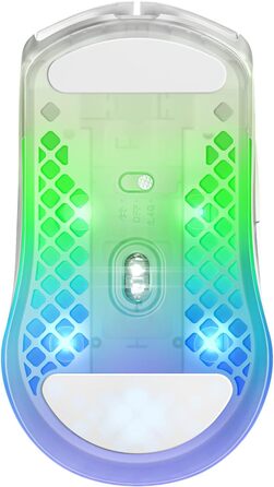 Ігрова миша з отворами на поверхні - Легка, водовідштовхувальна конструкція з пером - Оптичний датчик TrueMove Air з роздільною зд