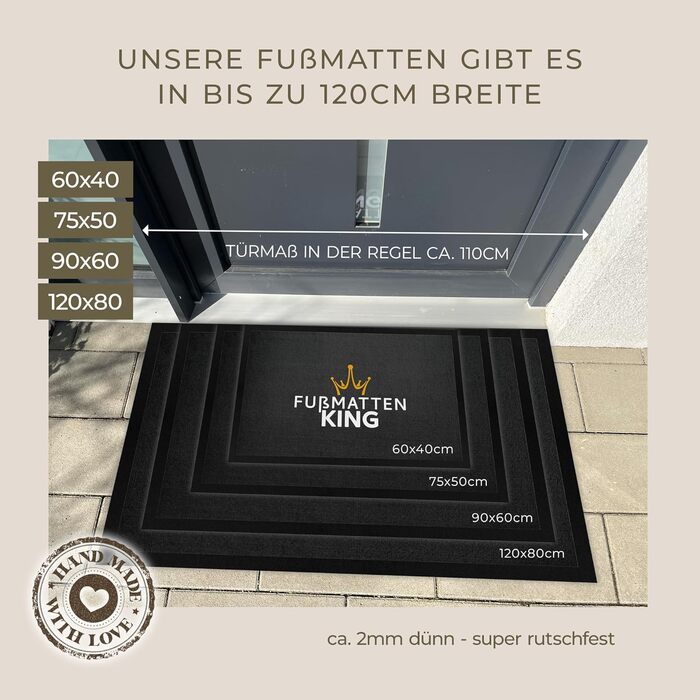 Персоналізований килимок для привітання до 120 см - Персоналізований килимок для привітання родини, тонкий гумовий килимок, подарунок на замовлення (60x40 см) 40 x 60 см (прямокутний)