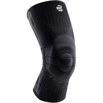 Колінна опора Bauerfeind 'Knee Support з кільцем siikon, праворуч і чорнилами для носіння (All Black, L)