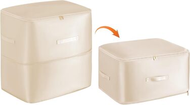 Мішки для зберігання простирадл - Ящики для зберігання білизни на блискавці, мішок для зберігання одягу, шафа, органайзер з посиле