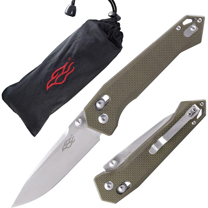 Складний кишеньковий ніж Ganzo Firebird FB7651-GR з нержавіючої сталі 440C Лезо з нержавіючої сталі Ергономічна протиковзка ручка