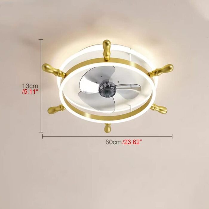 Сучасні стельові вентилятори з підсвічуванням, плоскі, закриті стельові вентилятори, невидимі, безшумні стельові вентилятори з під
