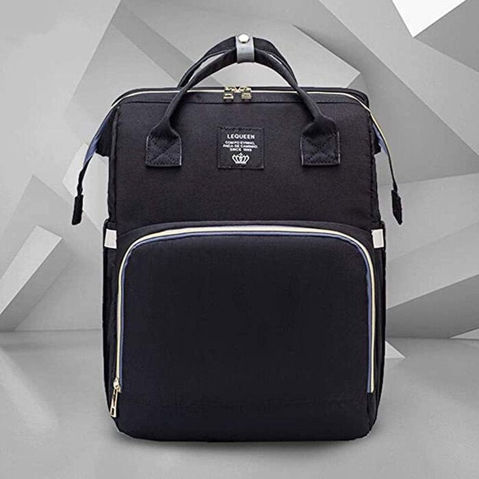 Портативна пеленальна сумка, 4 в 1 конвертована пеленальна сумка для немовлят, складна дитяче ліжечко на відкритому повітрі, сумка