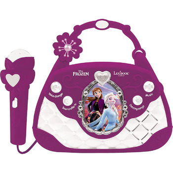 Караоке-сумка Lexibook Frozen K102FZ, мікрофон, зміна голосу