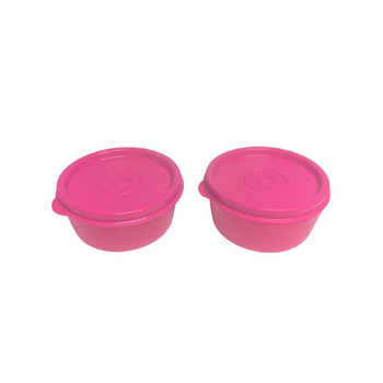 Маленькі контейнери Tupperware Smidgets, міні, 90 мл, з кришками, 2 шт., гномики Smidgets (рожеві, 2 шт. в упаковці, 90 мл)