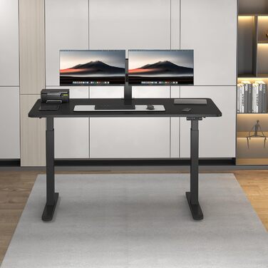 Регульована по висоті рама столу AIMEZO з 2 двигунами, електрична рама столу з 2 напрямками, регулювання висоти, функція пам&39яті та запобігання зіткненням, чорна - 2