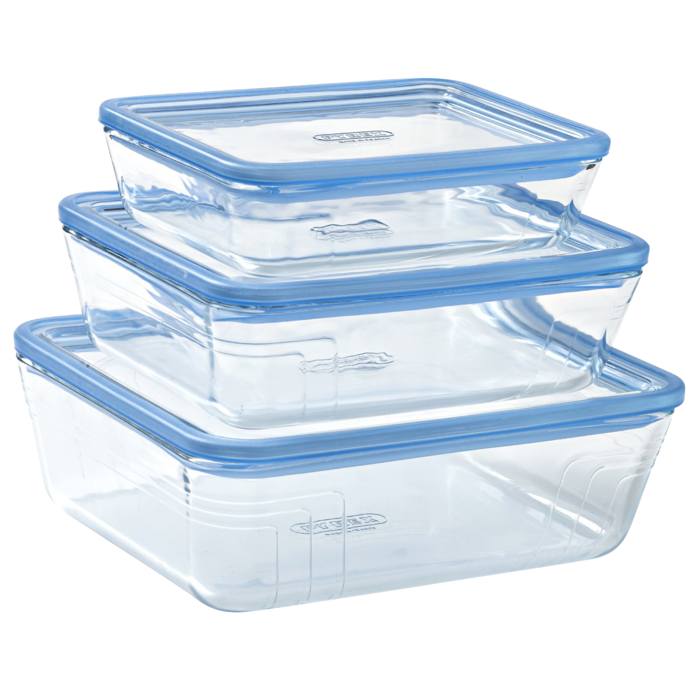 Форма з кришкою Pyrex Pure Glass, 19x14x5 см (0.8 л) (7092349)