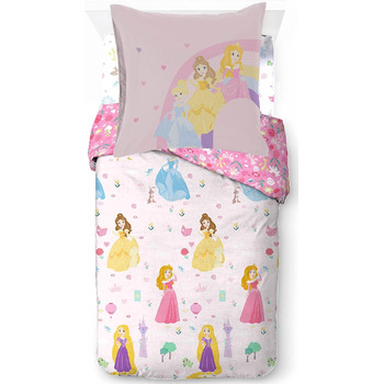 Комплект постільної білизни Disney Princess Cut Paper 100 бавовна, 3 предмета, розмір односпального ліжка 135x200 см - підодіяльни