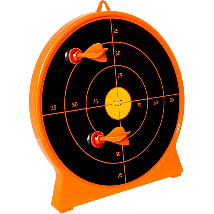 Комбінований набір Petron SURESHOT для дітей з помповою гвинтівкою та мішенню, помаранчевий/чорний (1 комплект)