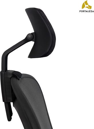 Підголівник Fortaleza Новий для Herman Miller Aeron Remastered, кріплення підголівника для крісла, сумісний з підголівниками Atlas, включаючи розмір A, розмір B, розмір C (залізно-сірий), пластик