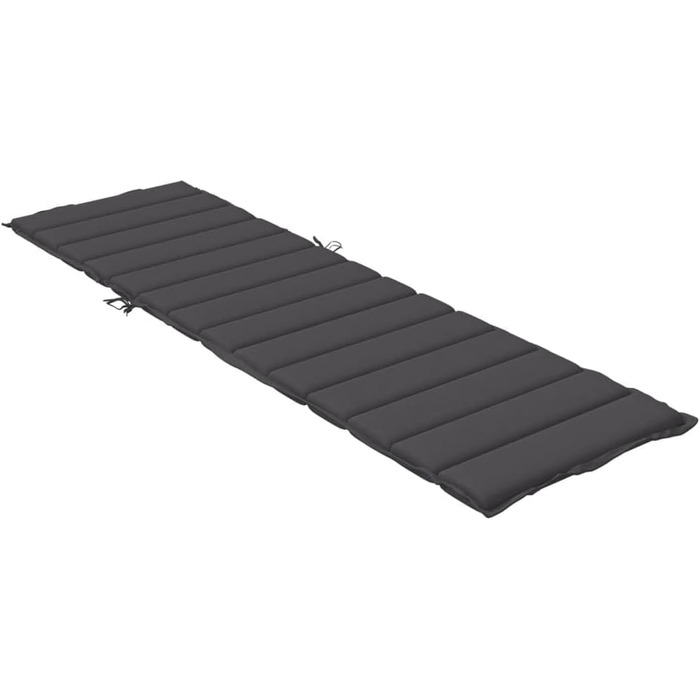 Подушка для шезлонгів CIADAZ Melange Anthracite 200x50x4 см Тканина, Подушка для шезлонга, Подушка для лави, Подушка для стільця для високих стільців, Подушки для шезлонгів - 4002497