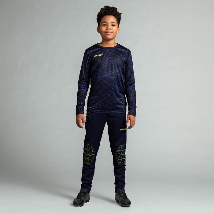 Комплект воротаря uhlsport унісекс, дитячий, 152 л, флуоресцентний жовтий/чорний