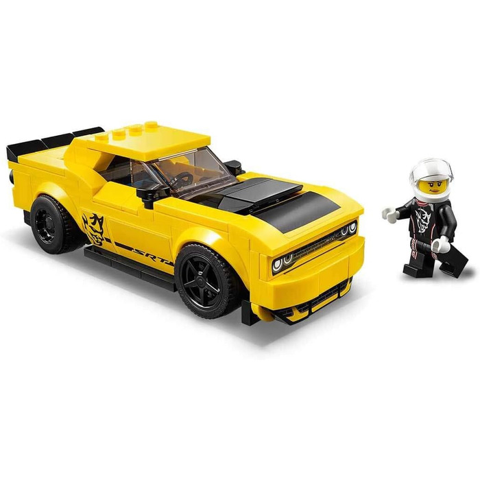 Конструктор LEGO 75893 Speed Champions 2018 Dodge Challenger SRT Demon і Dodge Charger R/T 1970 року, ралійний автомобіль, іграшко
