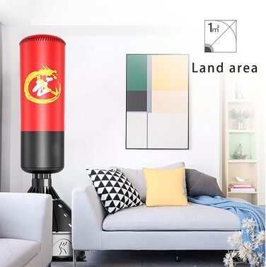 Вільно стоячий боксерський мішок Важкий твердий боксерський мішок Пристрій поглинання шуму вібрації для дорослих Молодіжні чоловік