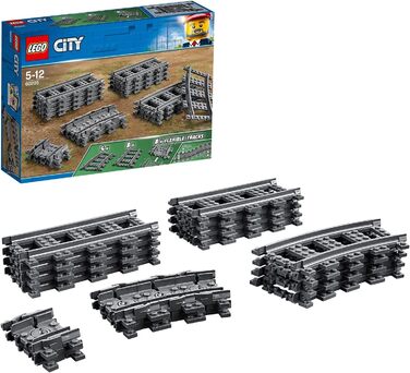 Конструктор LEGO City Rails 60205, 20 деталей, розширення залізниці