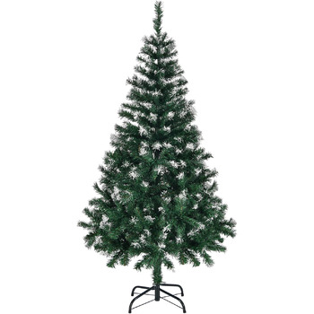 Реалістична штучна різдвяна ялинка зі сніговими верхівками 120 см RBFGYIOP