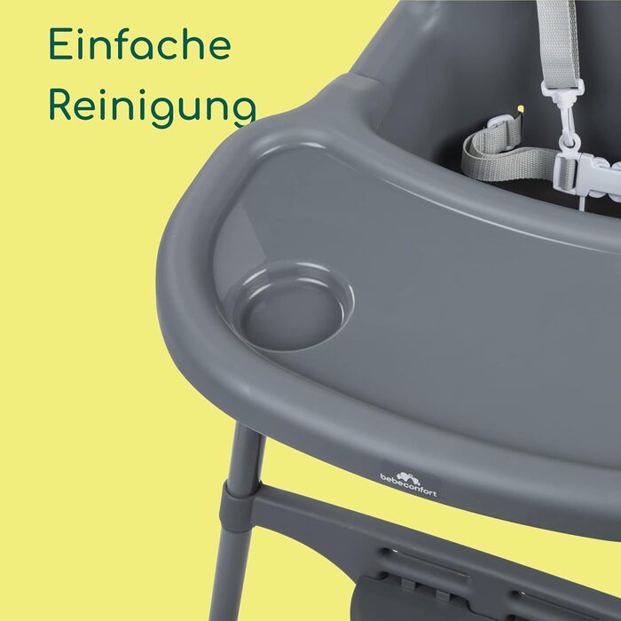 Регульований стільчик для годування 2-в-1, перетворюється на дитяче крісло, 6 місяців - 3 роки (макс. 15 кг), легкий (3,3 кг), дит