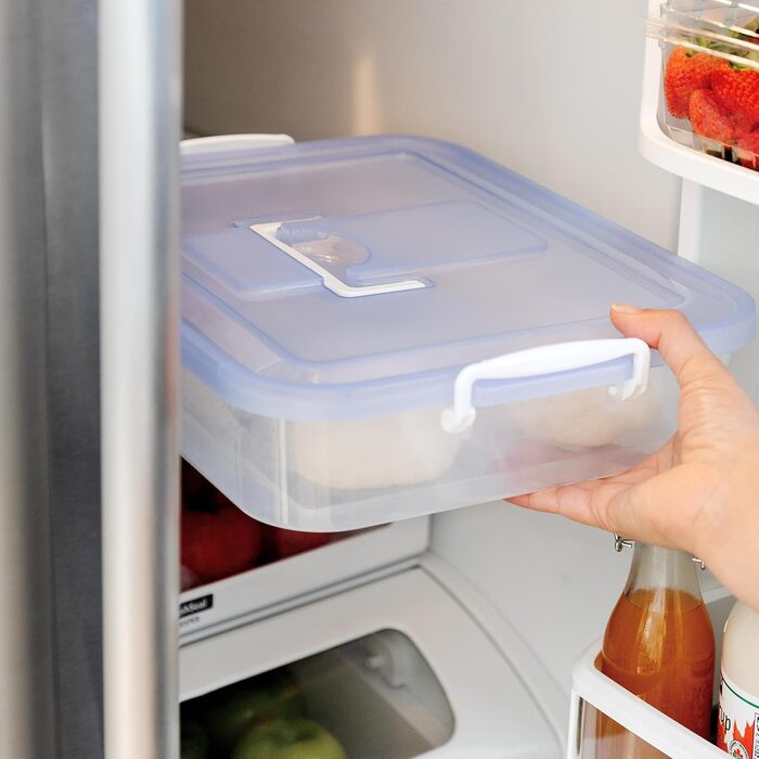 Коробка для тіста для піци Chef Pomodoro Коробка для піци Коробка для тіста для піци з кришкою Коробка для піци Контейнер для тіста для піци Аксесуари для піци Коробка для розстойки Деко для тіста (Синій, 35,6 x 27,9 см) Синій 35,6 x 27,9 см