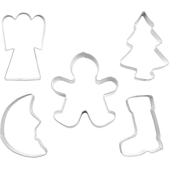 Набір різдвяних формочок для печива 5 шт Grizzly