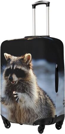 Чохол для валізи Миючий ведмедик з принтом, еластичний захист від подряпин та пилу, чорний, розмір 95