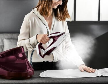 Парова прасувальна станція Tefal GV9810 Pro Express Vision Розумне світлодіодне підсвічування на прасці потужний тиск 8,3 бар 180